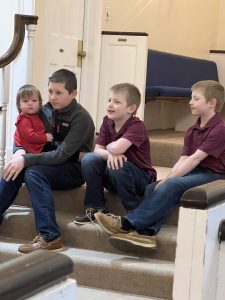 Listening to the sermon